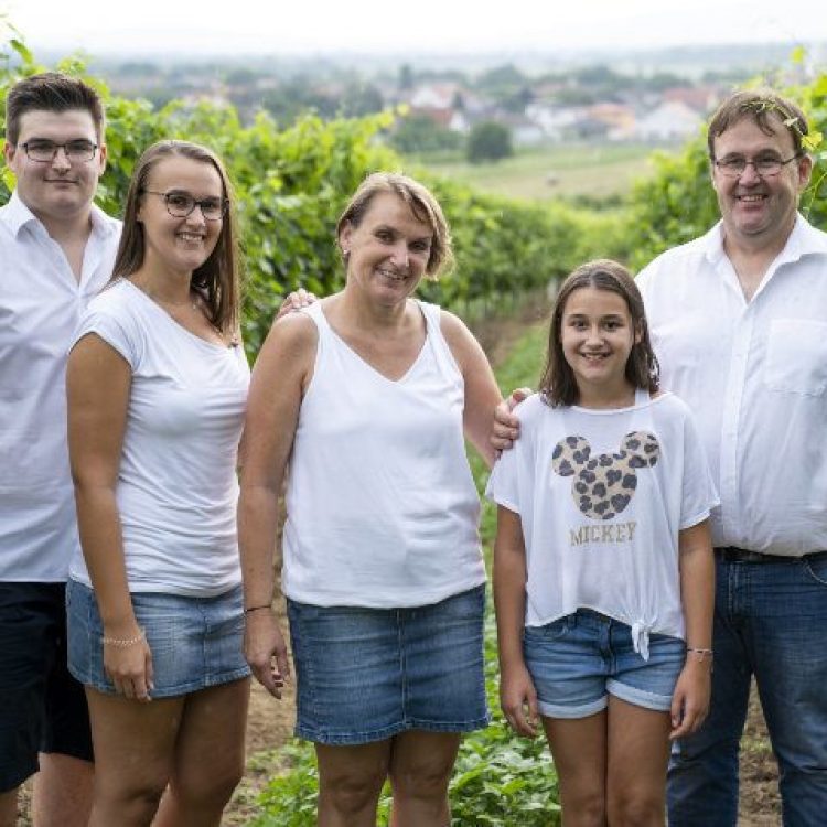 Familie Schruiff in den Weingärten